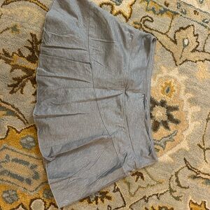 Gray Lija tennis Pleated Skirt